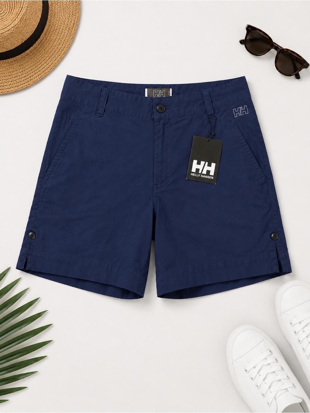 Helly Hansen Women's High-Waist Navy Shorts